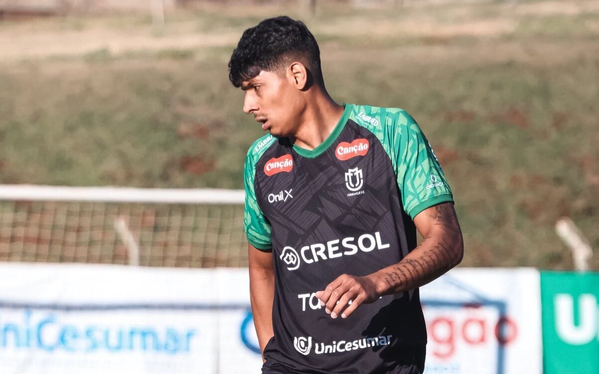 Zé Vitor tem 31 jogos pelo Maringá entre 2024 e 2025. Foto: Bruno Araújo/MFC