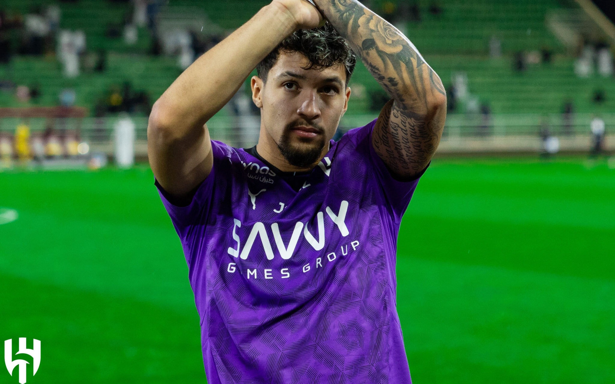 Marcos Leonardo tem números bons na temporada (Foto: Divulgação / Al-Hilal)