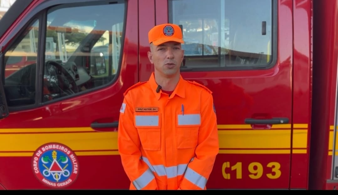 Major Heitor Mendonça, comandante das equipes do Corpo de Bombeiros Militar de Minas Gerais nas operações de busca e salvamento no Rio Grande do Sul.   