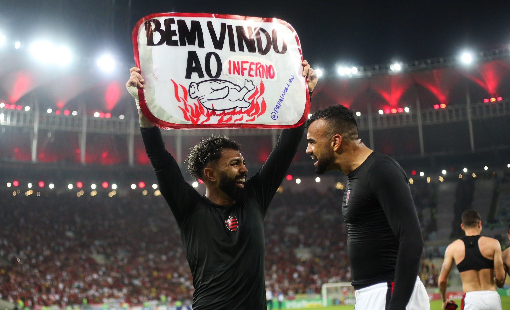 Gabigol prometeu Maracanã infernal diante do Atlético, em 2022