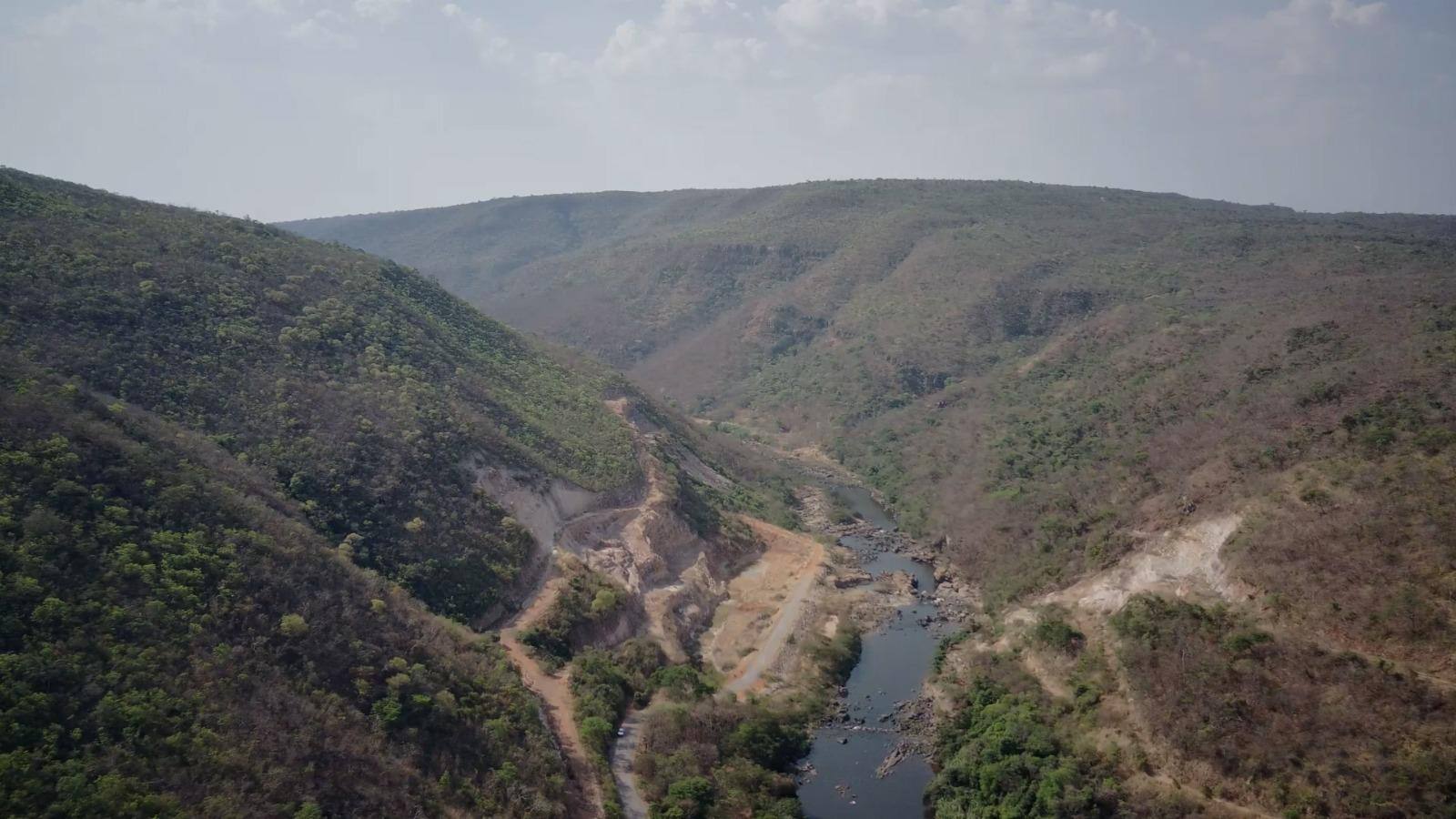 Rio Jequitaí, um dos afluentes do São Francisco