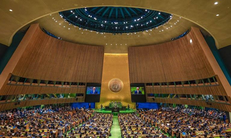 O Brasil ocupa uma vaga de membro não permanente no Conselho de Segurança da ONU