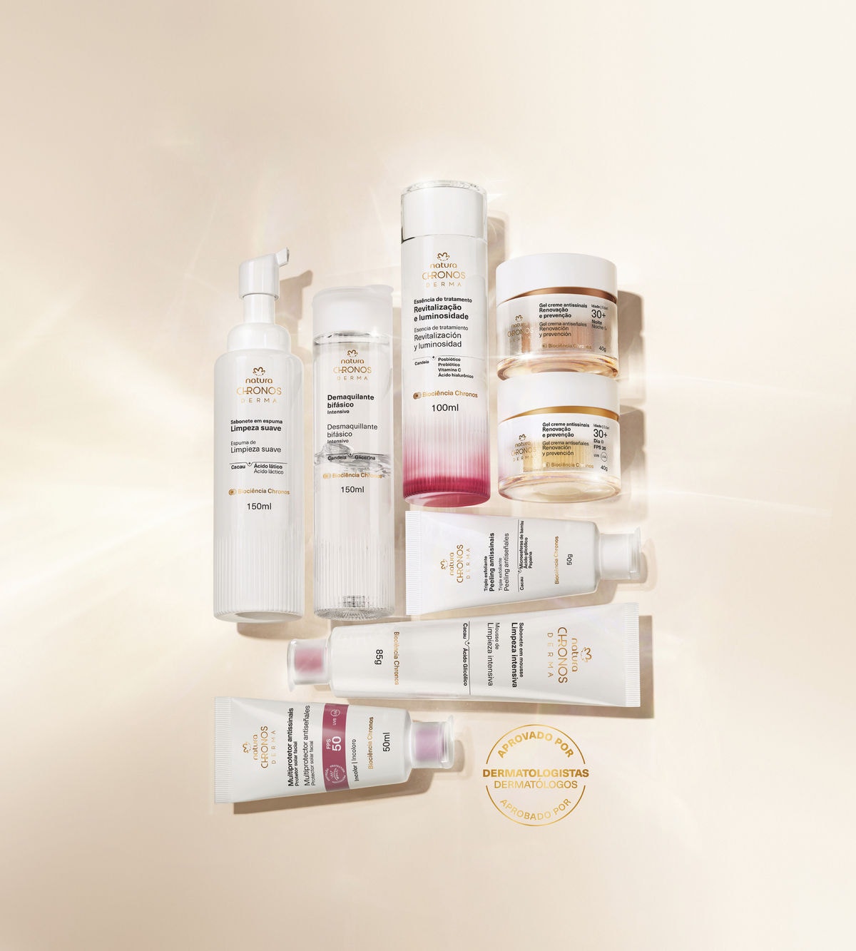 Produtos atendem às necessidades da pele dos 30 aos 80+
