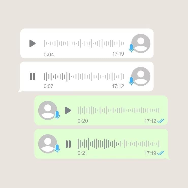 Imagem ilustrativa de áudios do whatsapp