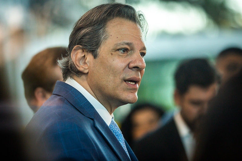 O ministro da Fazenda, Fernando Haddad, participou de reunião do Conselhão nesta quinta-feira (27)
