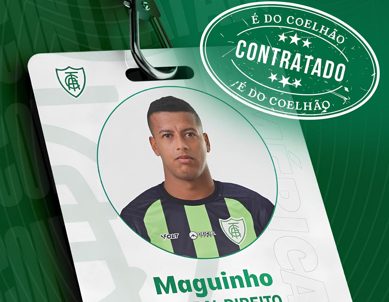 América anuncia a contratatação do lateral-direito Maguinho, ex-Ponte Preta 