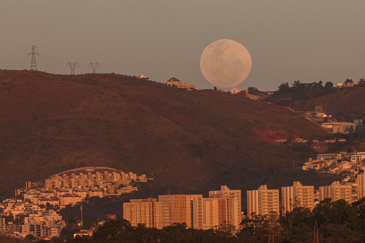 Lua cheia em Belo Horizonte