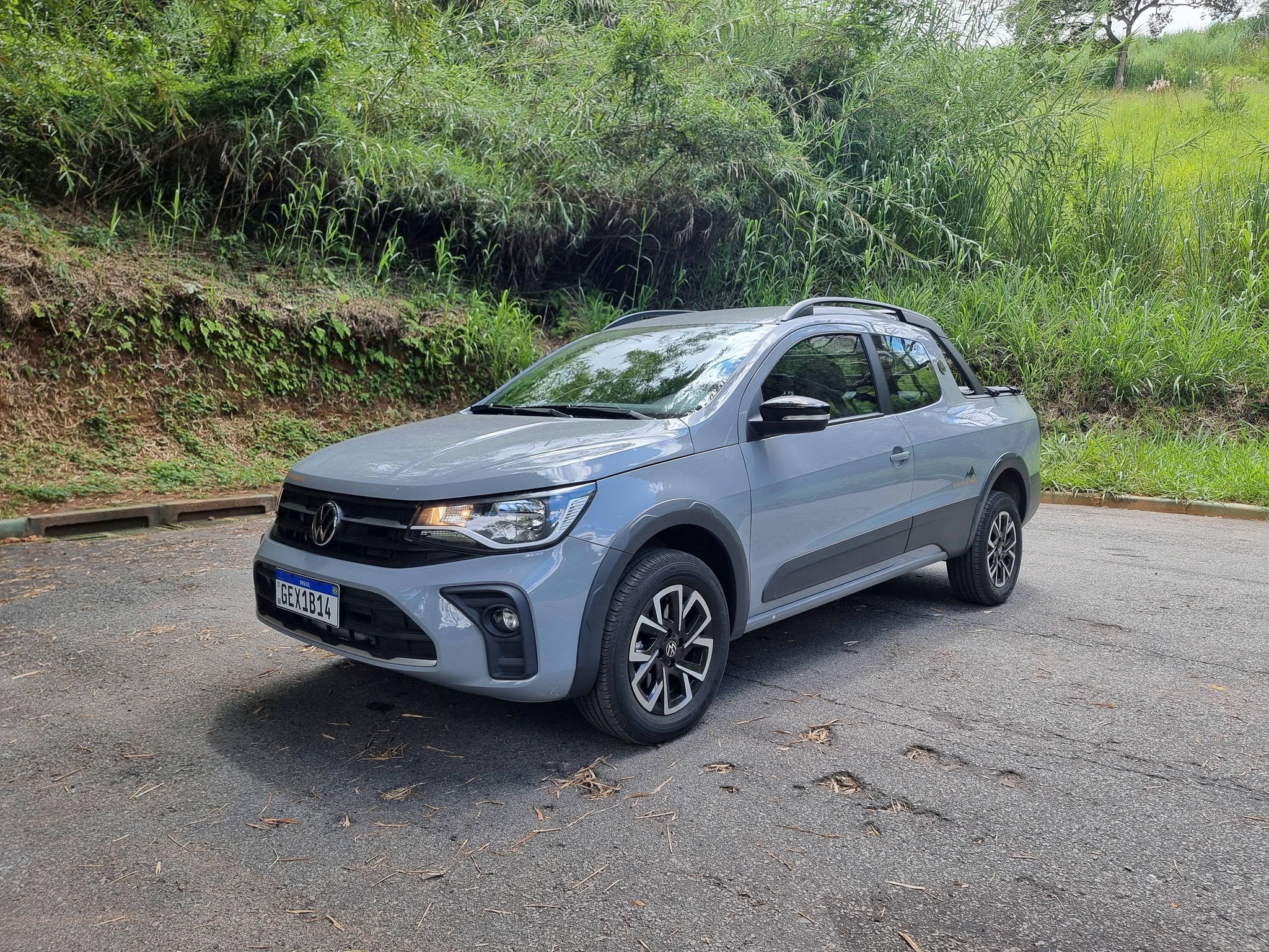 VW Saveiro Extreme 2024 é a versão top de linha da picape testada pelo Autotempo