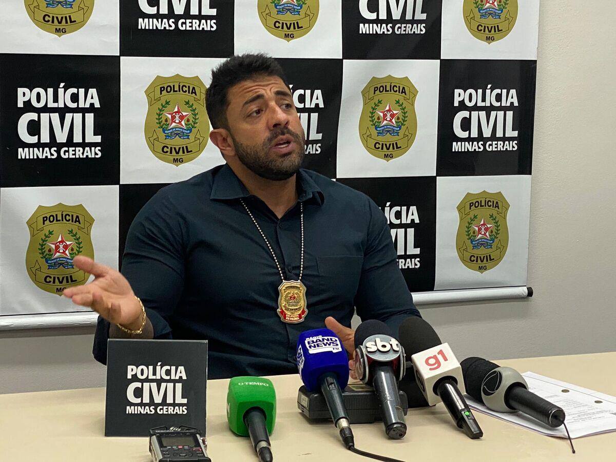Delegado Gustavo Barletta, do Departamento Estadual de Investigação de Crimes contra o Patrimônio (Depatri), deu detalhes da investigação