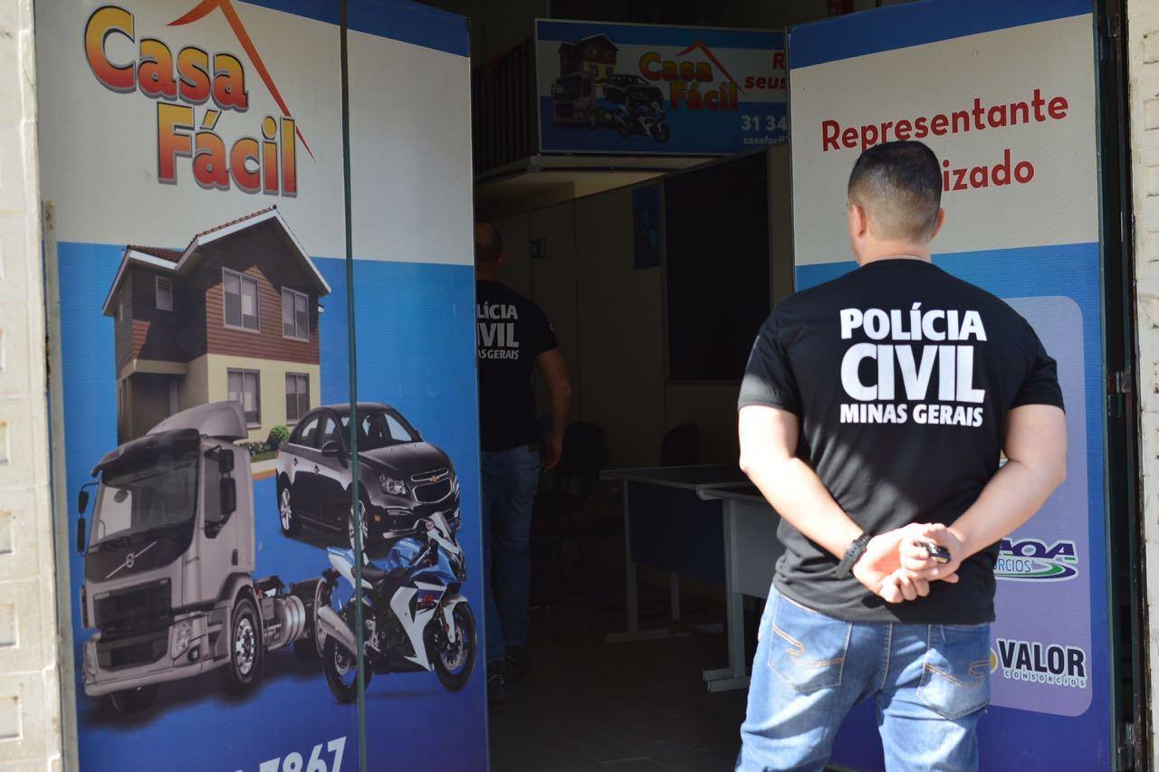 Polícia Civil realiza operação contra fraude em consórcios de imóveis em BH