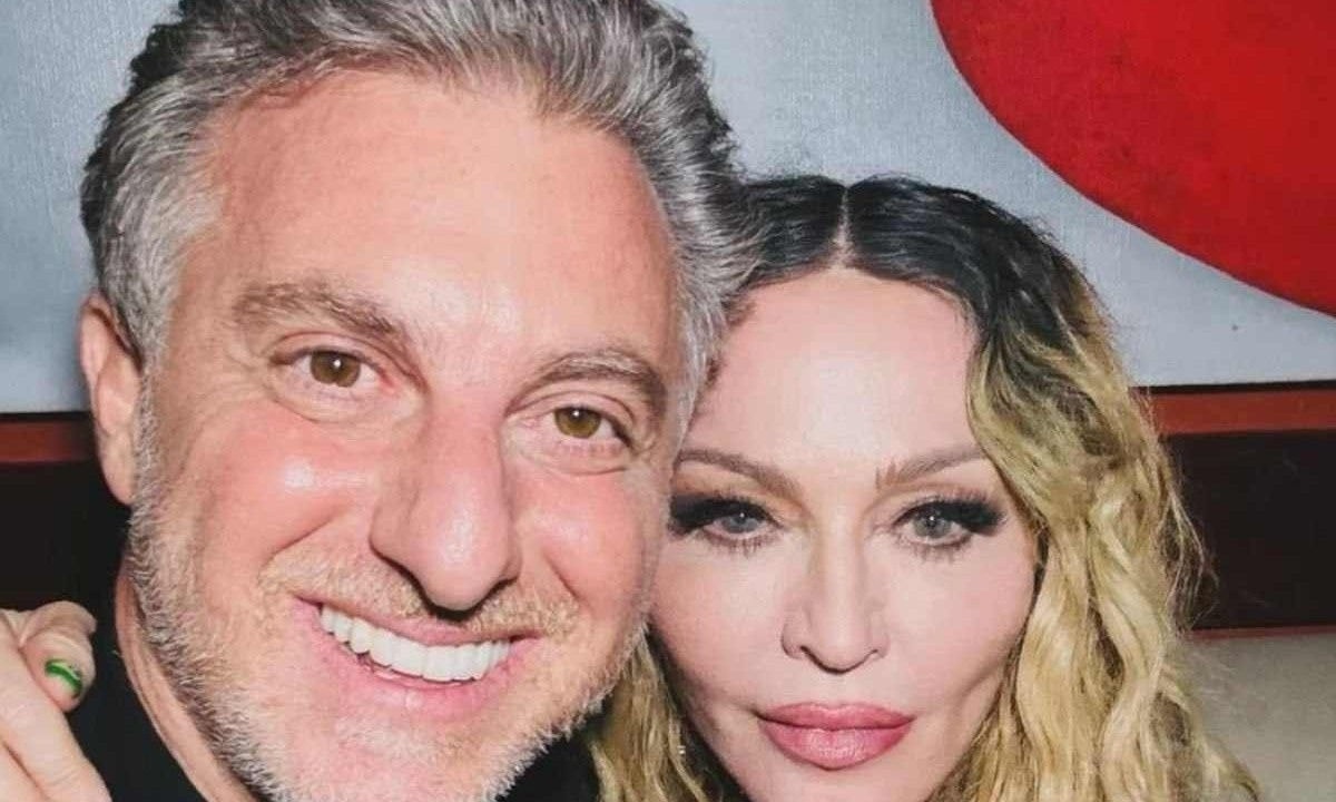 Luciano Huck e Madonna