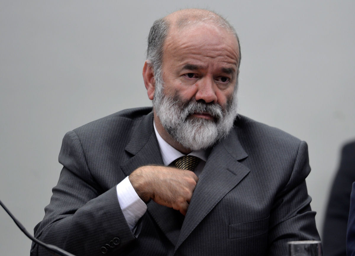 O tesoureiro do PT, João Vaccari Neto, presta depoimento na CPI da Petrobrás, na Câmara dos Deputados (Wilson Dias/Agência Brasil)