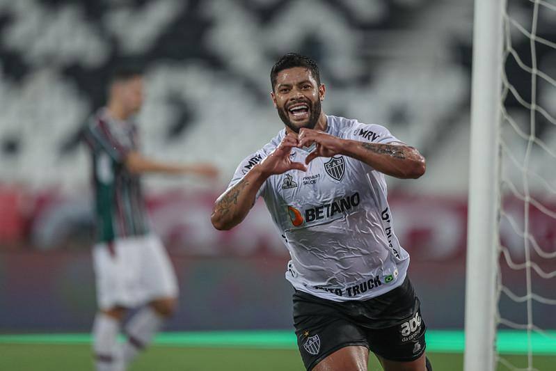 Cena 'frequente' desde 2021: Hulk celebra gol pelo Galo