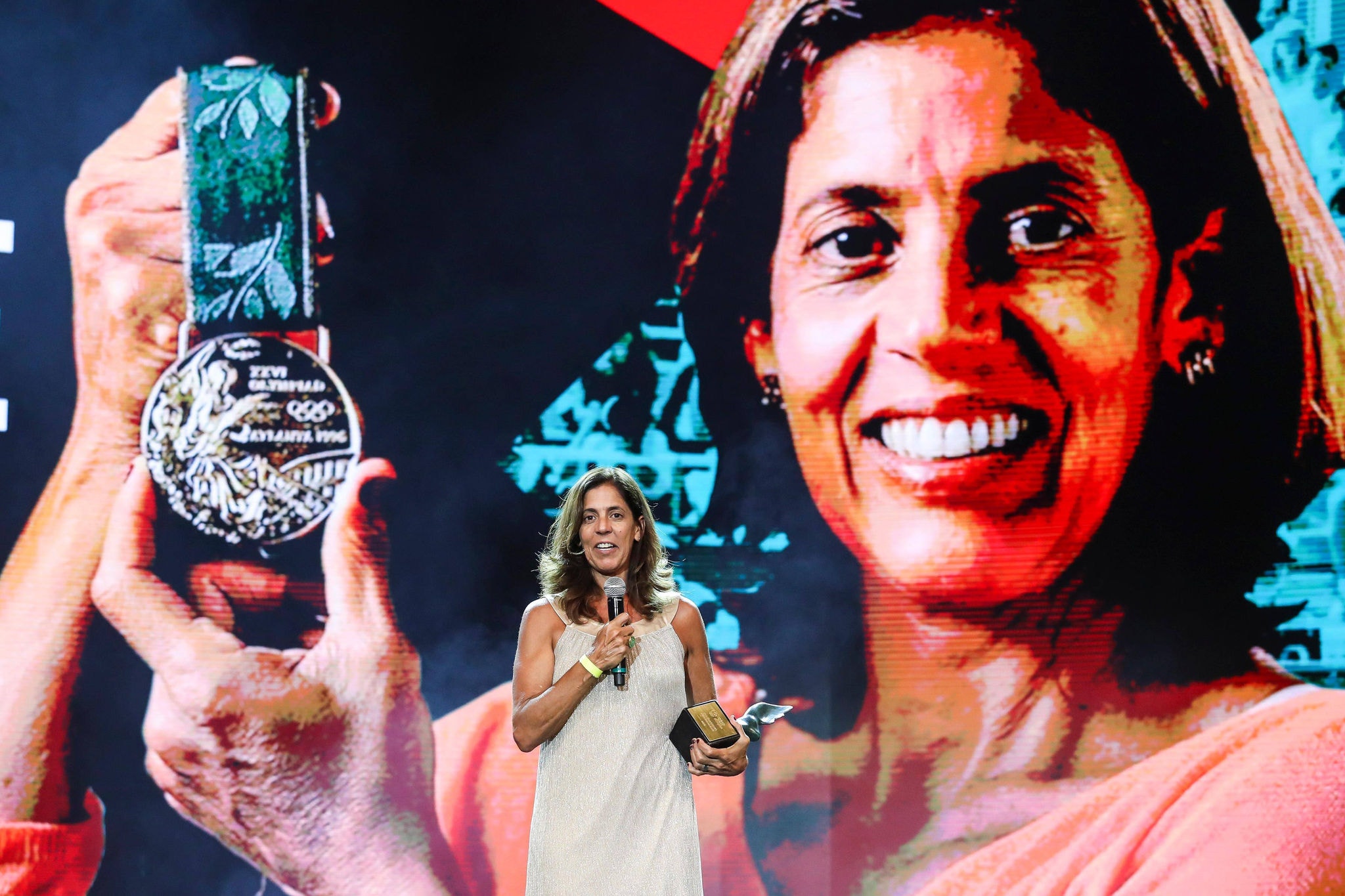 Na 20ª edição do Prêmio Brasil Olímpico, Jackie Silva foi homenageada duplamente.