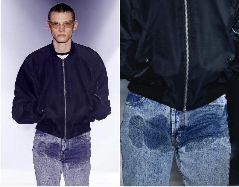  Marca vende calças jeans com mancha de ‘xixi’ por preço exorbitante; veja qual