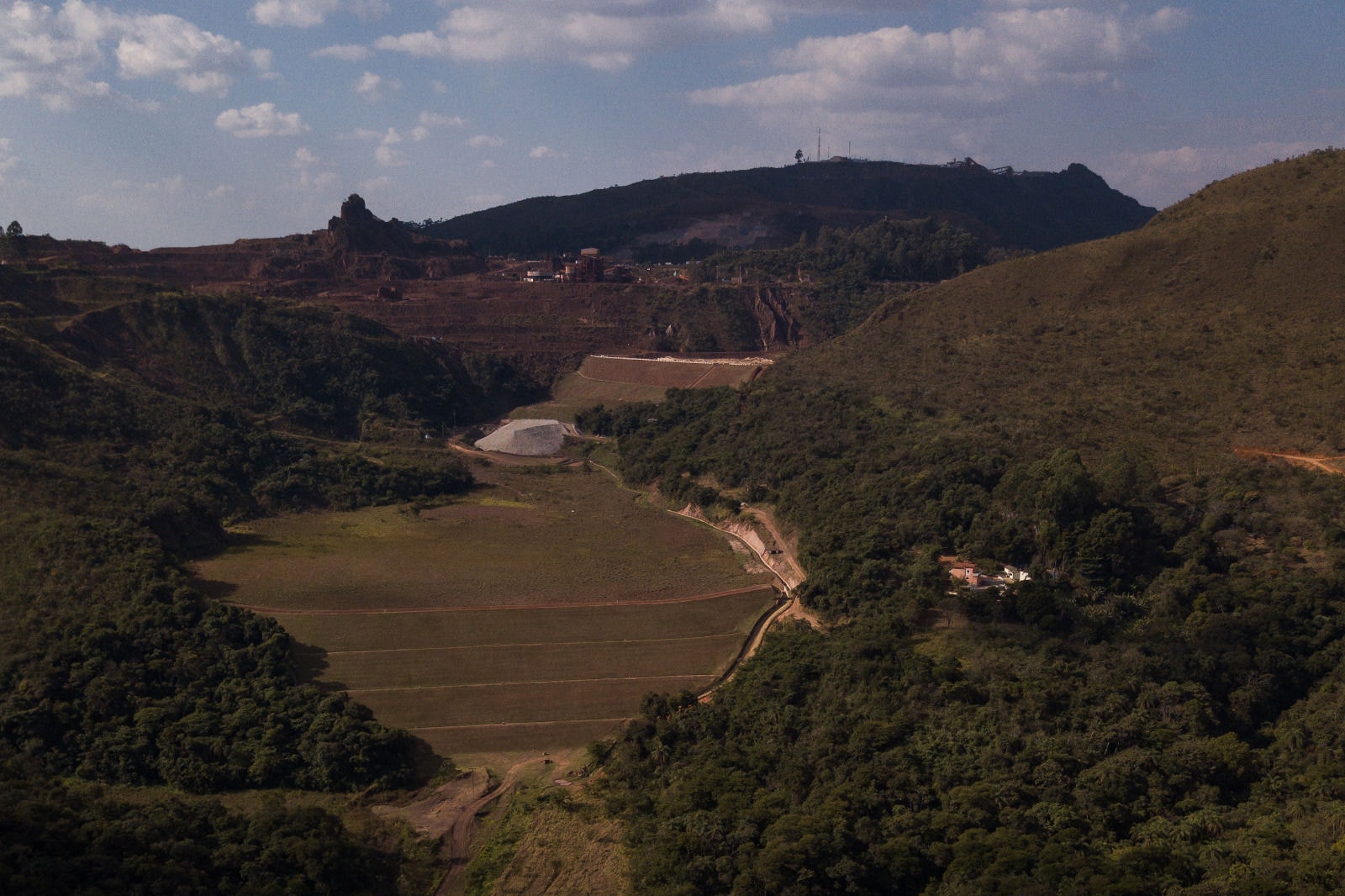 Barragem B1-A tem 37 metros de altura e está localizada em Brumadinho, na Grande BH  