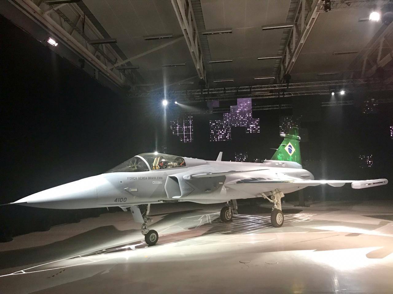 Caça Gripen da Força Aérea Brasileira