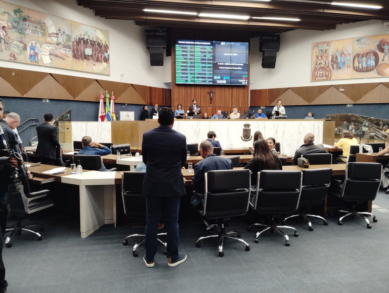 Sessão na Câmara de Belo Horizonte nesta terça-feira (5/8)