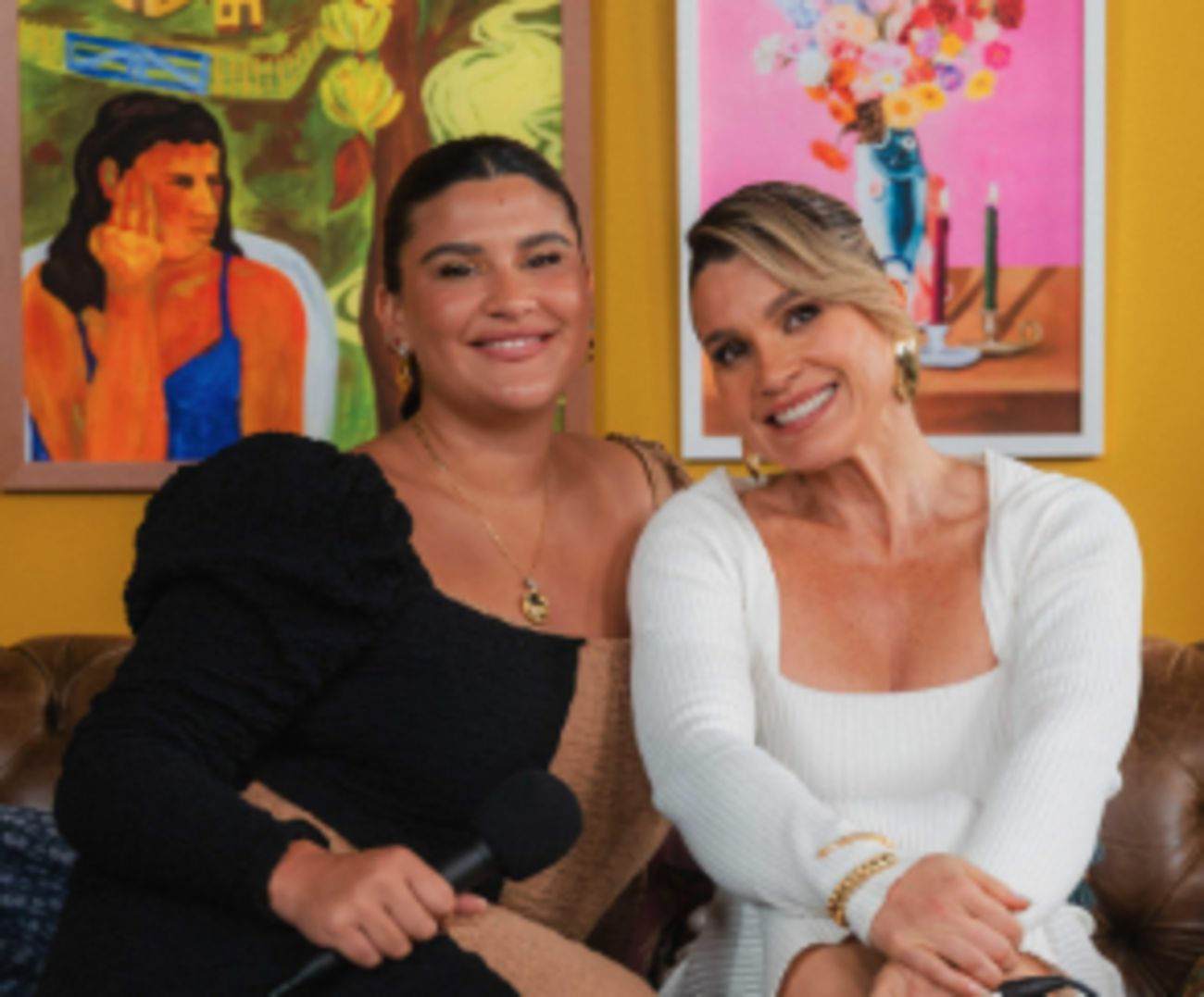 Flávia Alessandra, que é mãe de Giulia Costa,  comentou que a nudez nunca foi um tabu dentro de sua casa.