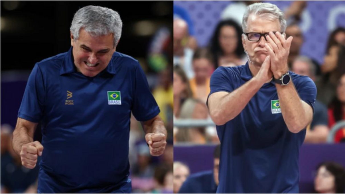 José Roberto Guimarães e Bernardinho