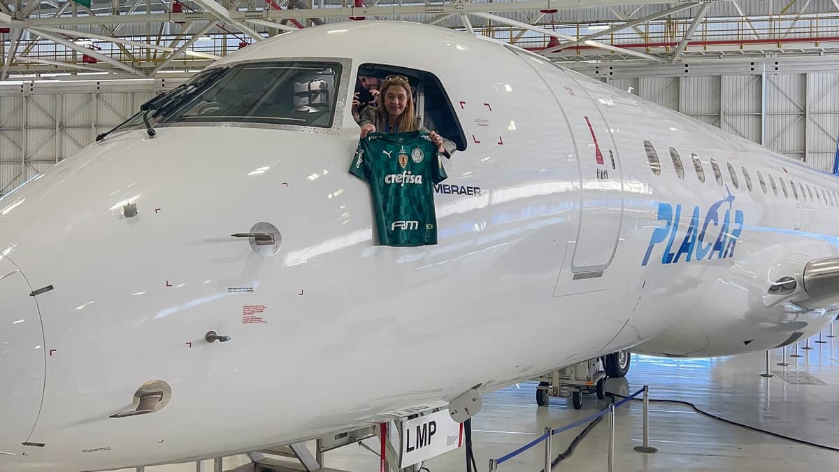 Palmeiras é um dos clubes brasileiros que possuem avião