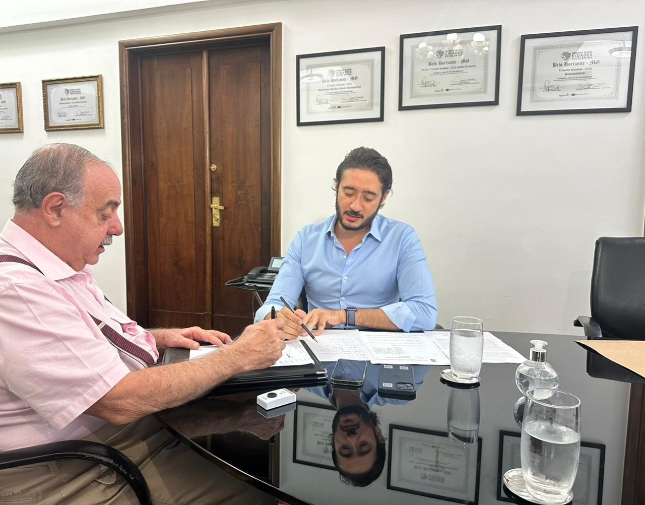 Fuad Noman e Gabriel Azevedo