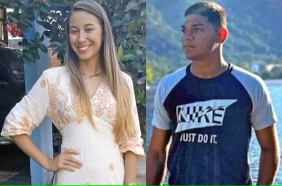 Júlia Santos Oliveira e João Pedro Ramos das Neves, jovens encontrados mortos em carro
