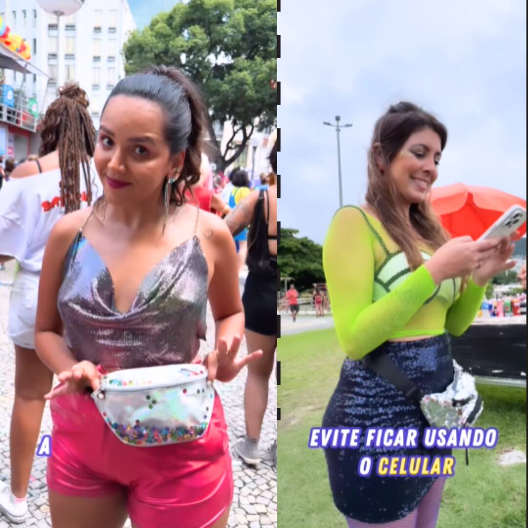 Blogueiras fazem vídeo com dicas de segurança para o carnaval