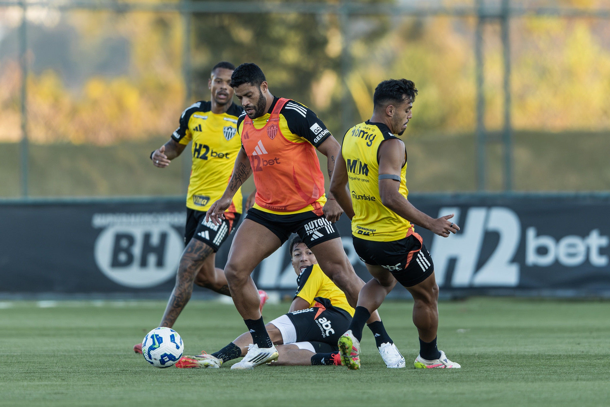Treino do Atlético na Cidade do Galo