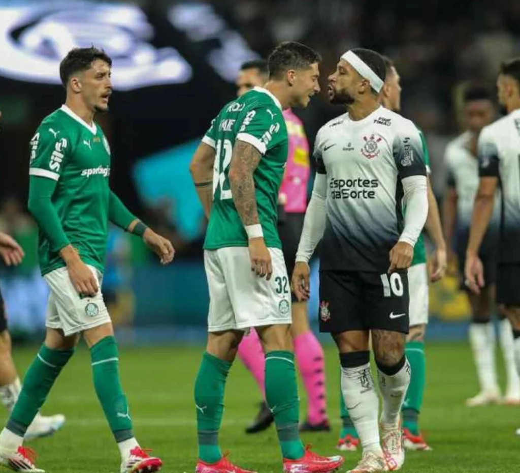 Partida Corinthians e Palmeiras