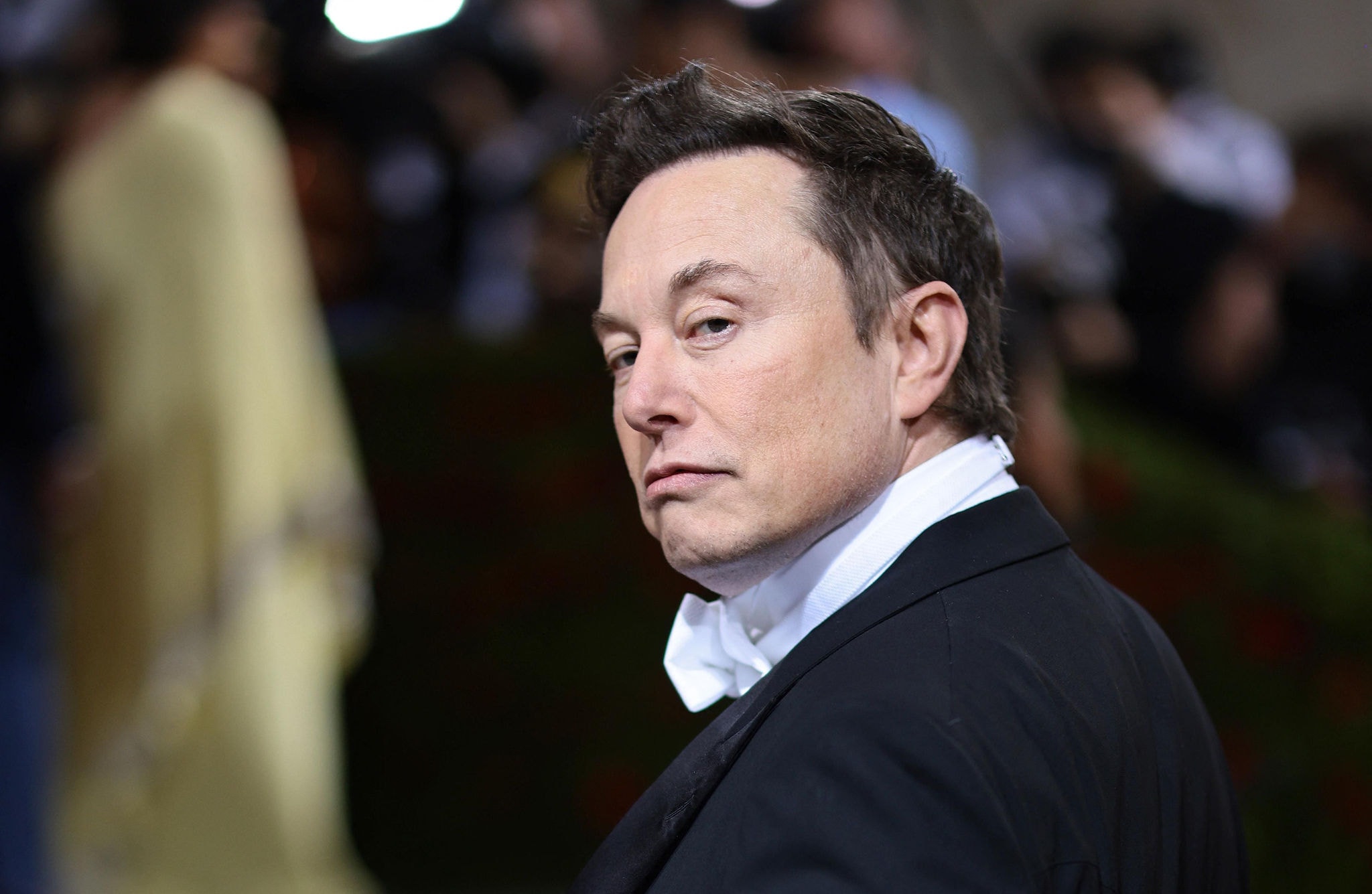Elon Musk, fotografado no MetGala