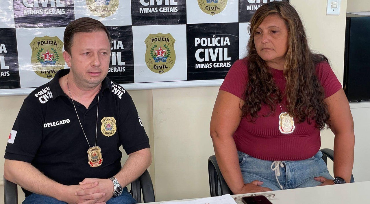 Delegados Jonas Pavan e Gislaine Rios responsáveis pela prisão de 'falsos locatários'