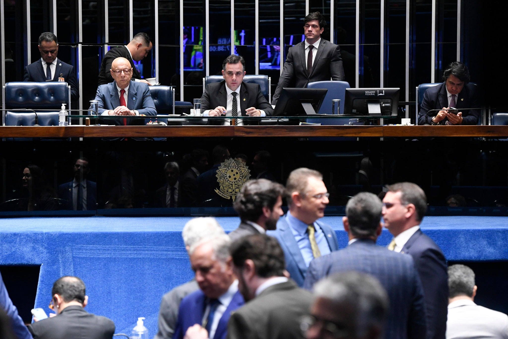 Plenário do Senado em sessão que aprovou a PEC do STF