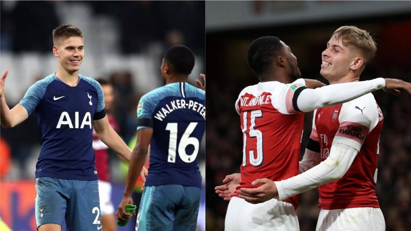 Como a disputa acontece em jogo único, Tottenham e Arsenal se enfrentarão no Emirates Stadium