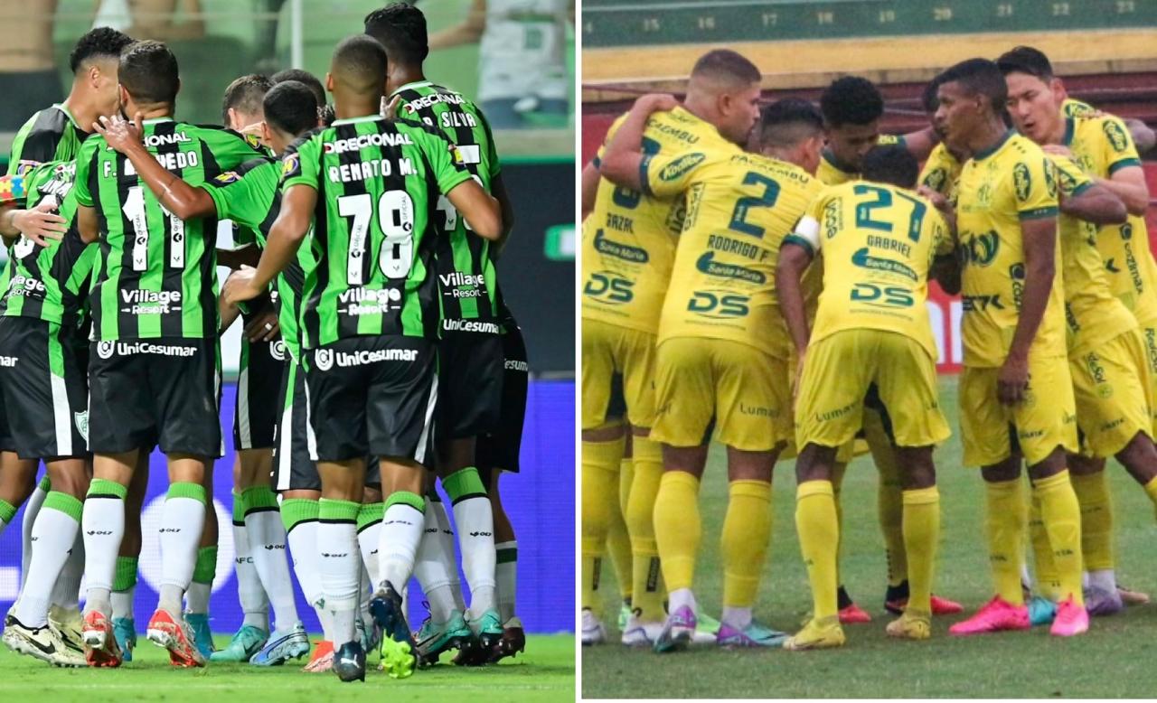 América e Mirassol se enfrentam pela 5ª rodada do Campeonato Brasileiro Série B