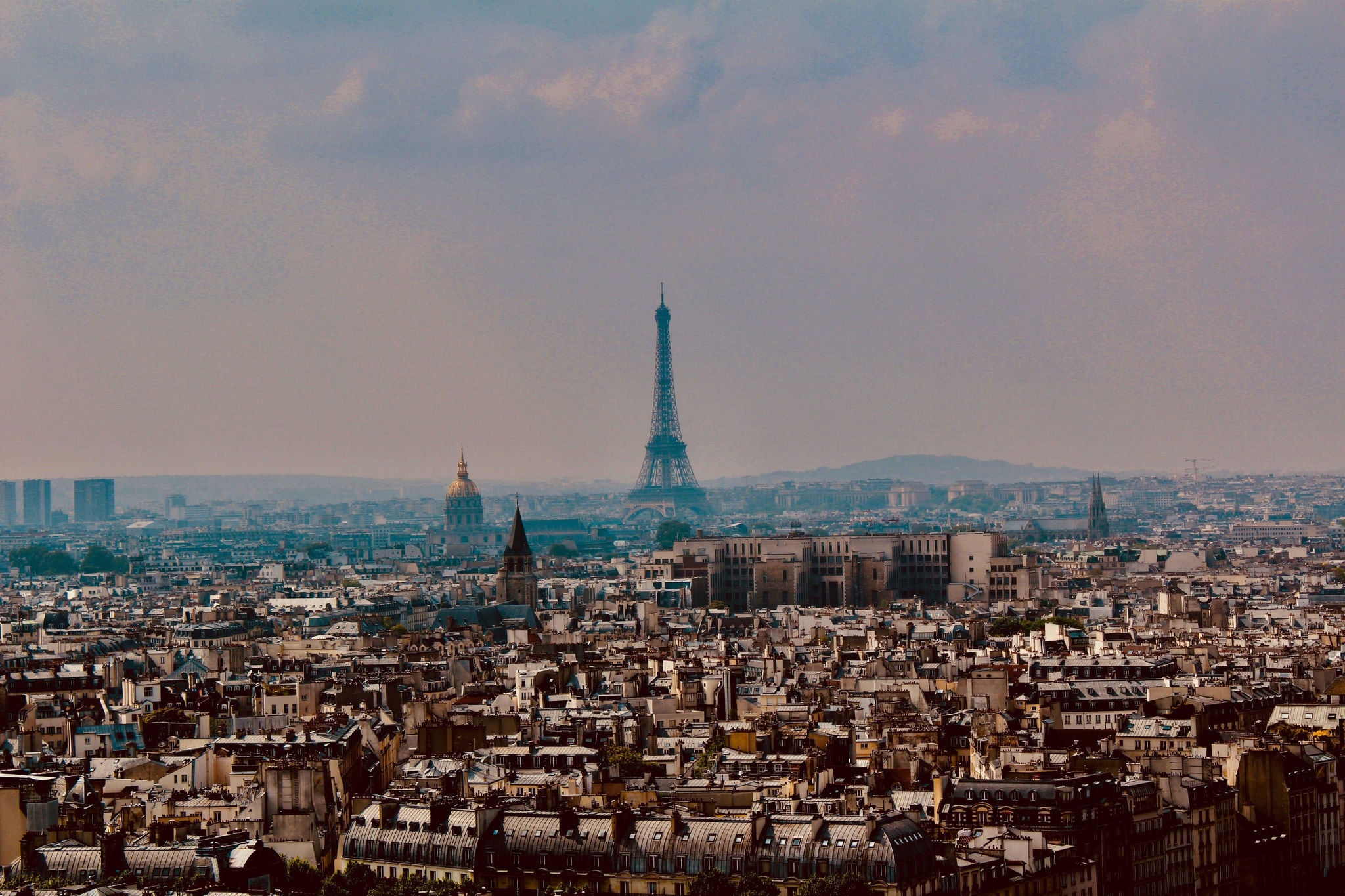 Vista de Paris frança Pela terceira vez na história, Paris é anfitriã dos Jogos Olímpicos