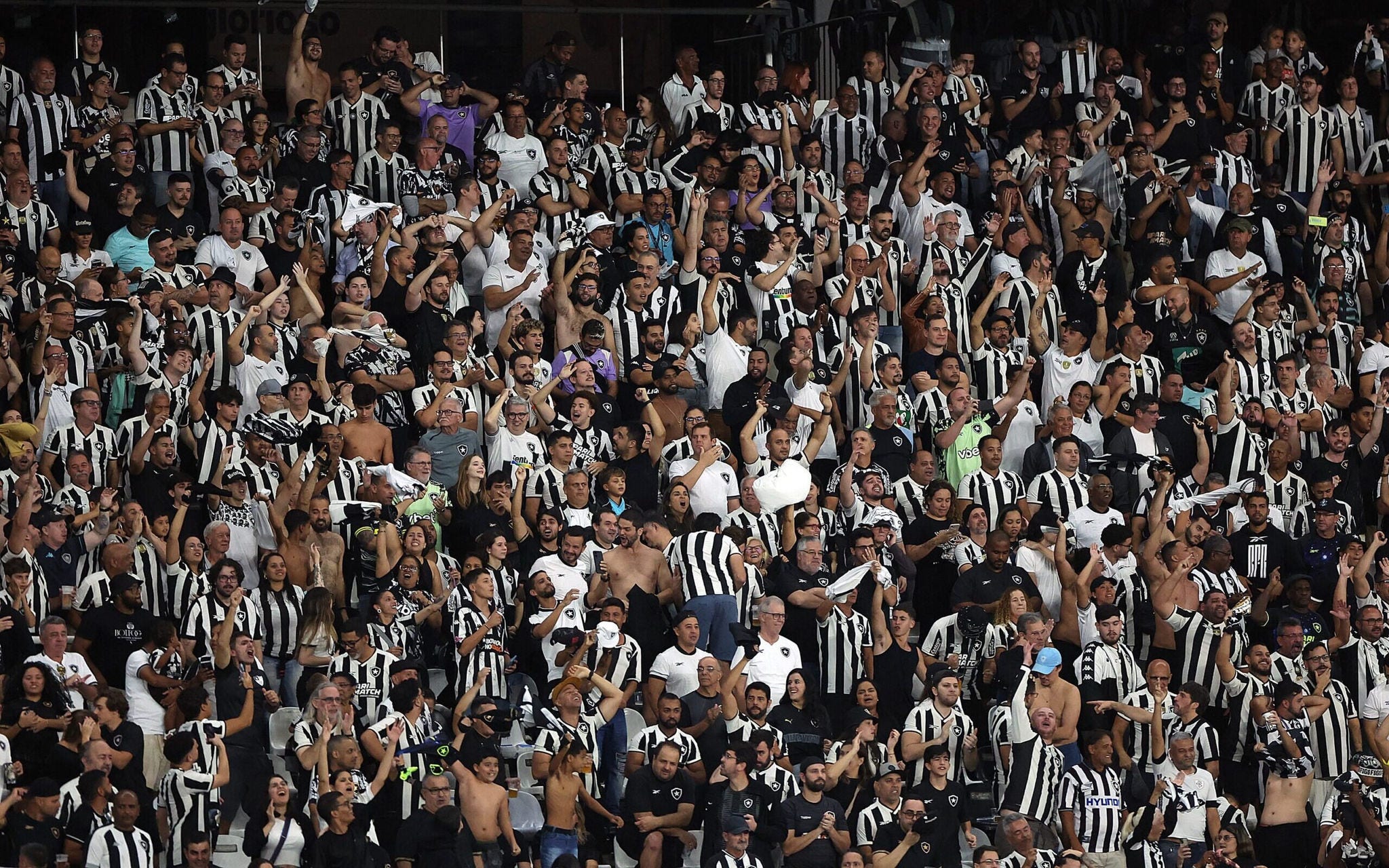 Torcida do Botafogo no Estádio Nilton Santos (Foto: Vítor Silva/Botafogo)