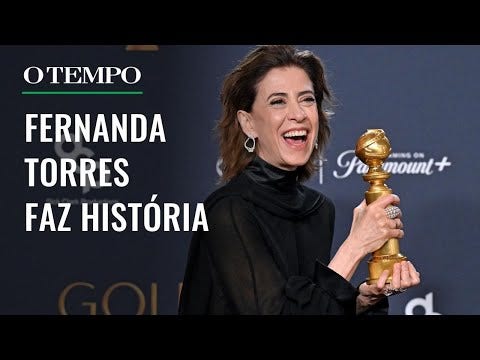 Atriz fez história ao vencer o Globo de Ouro pela atuação no filme Ainda Estou Aqui