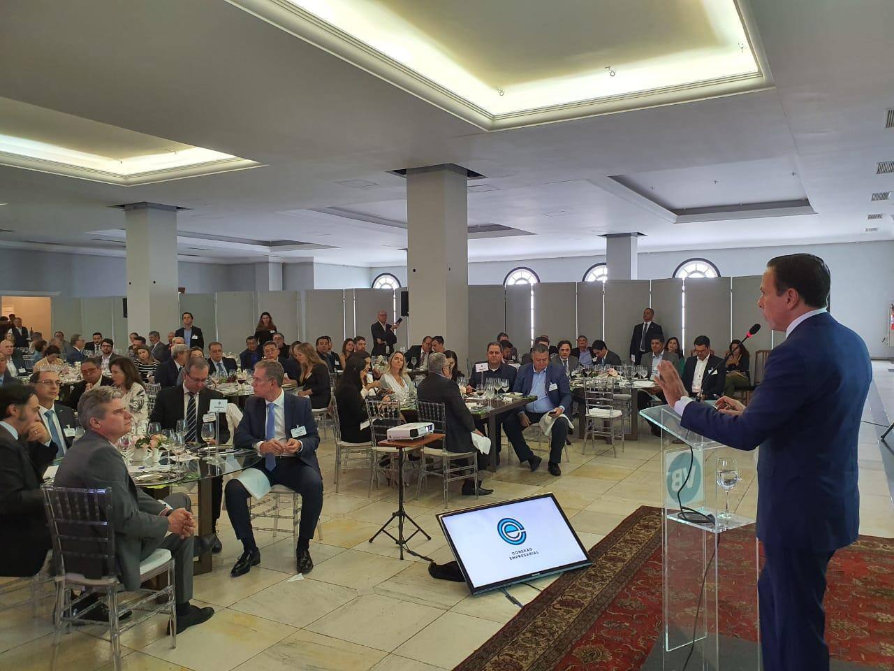 João Doria durante o evento Conexão Empresarial 2020