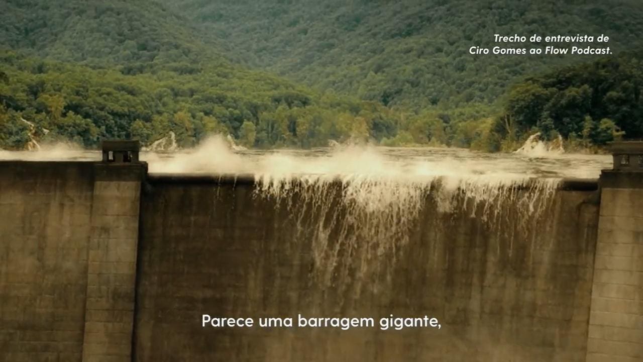 Vídeo de Ciro Gomes faz alusão a barragem