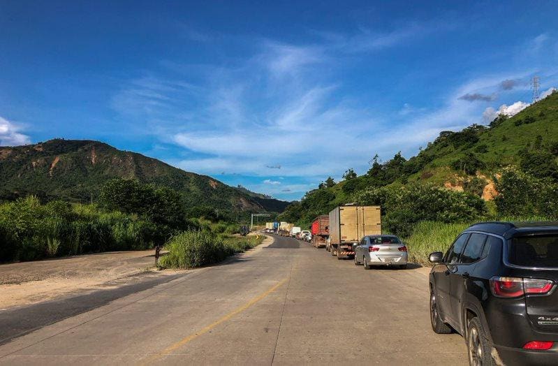 Trecho da BR-381 entre Belo Horizonte e Ipatinga, no Vale do Aço