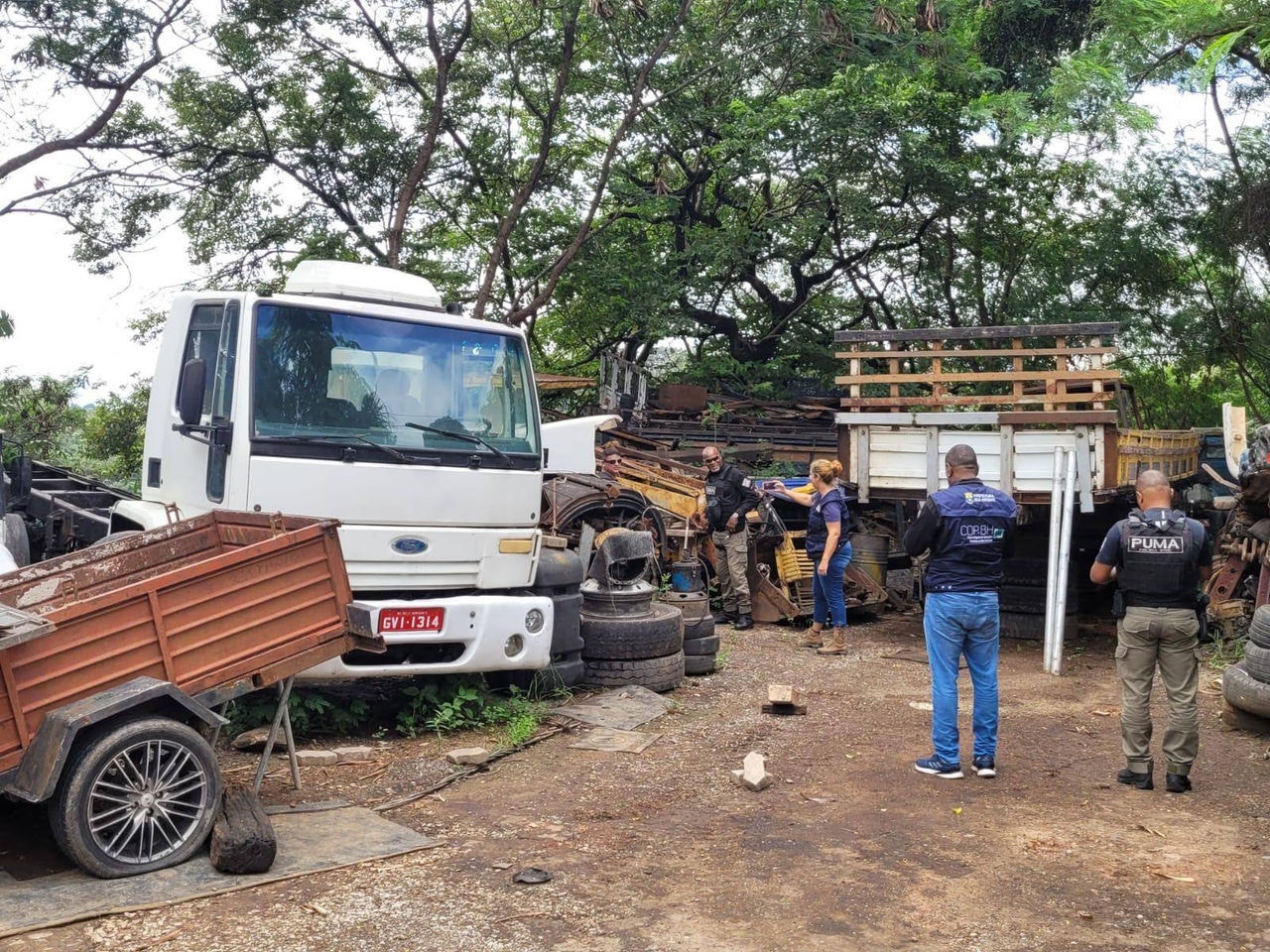A operação é uma parceria entre a prefeitura de Belo Horizonte, a Guarda Municipal e as Polícias Civil e Militar de Minas Gerais