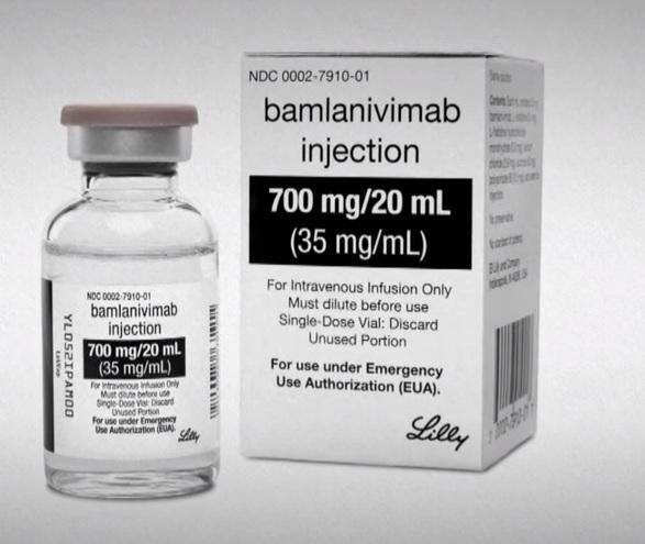 Bamlanivimab está em testes de fase 3