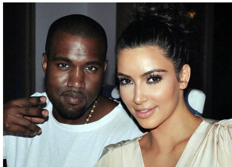 O casal Kanye West e Kim Kardashian