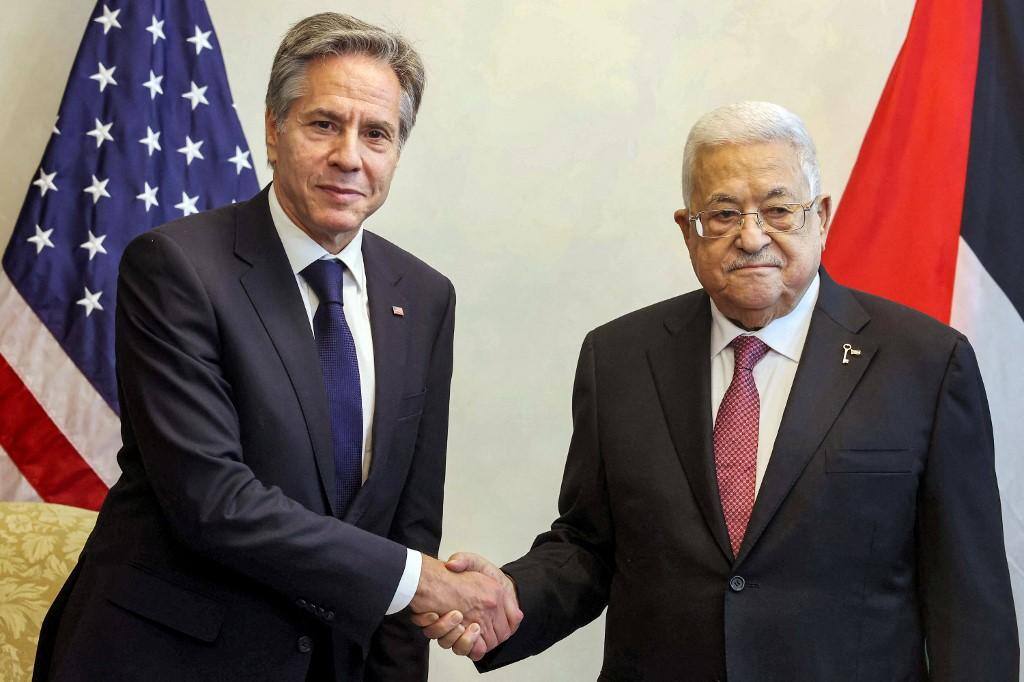 Antony Blinken - Mahmoud Abbas - guerra de Israel