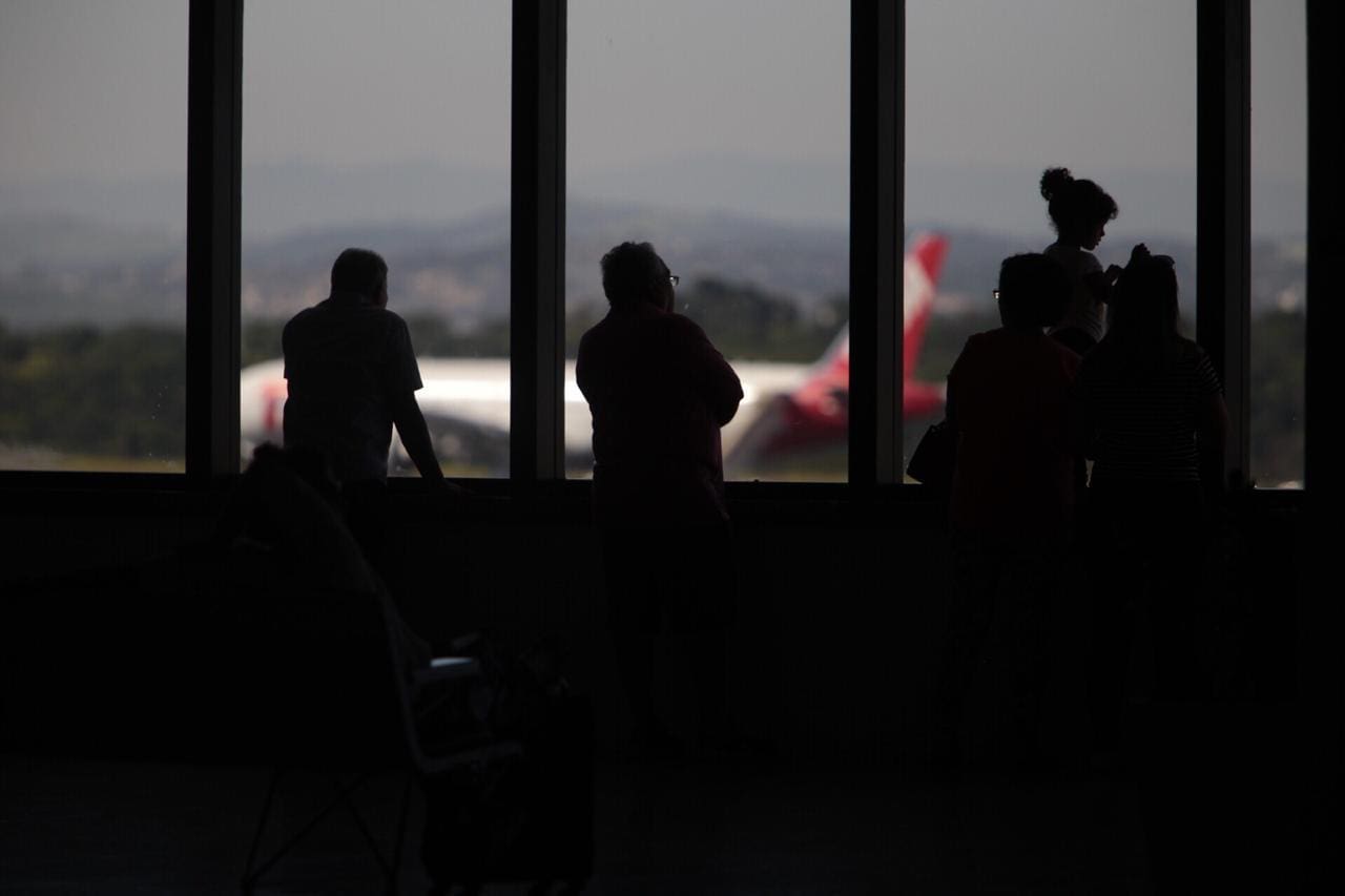 Suspeitos foram presos pela PF assim que chegaram ao Aeroporto de Confins