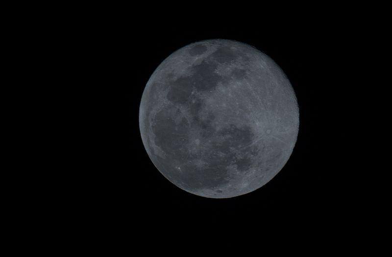 A lua azul observada em Brasília