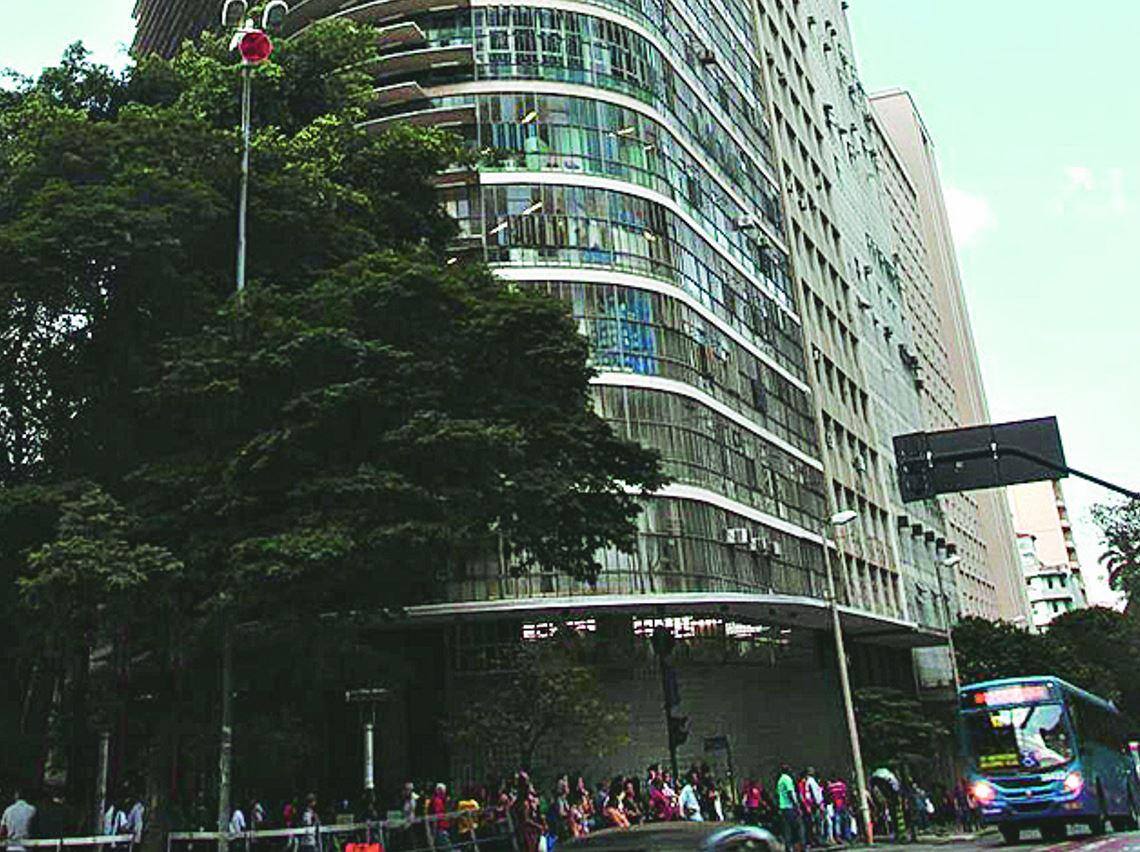 Reforma do prédio do Bemge, na praça Sete