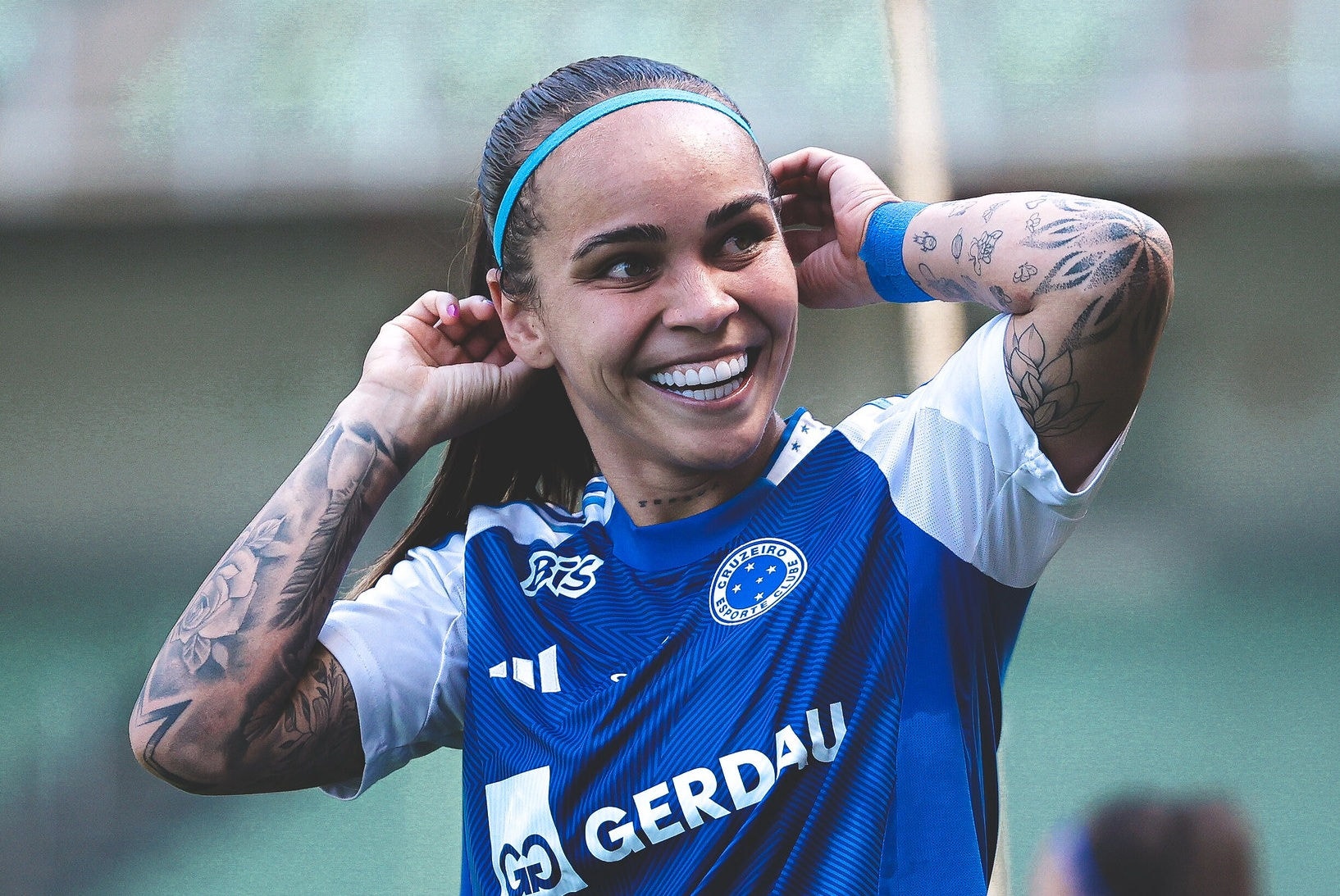 Letícia é a artilheira do Cruzeiro na temporada, com nove gols