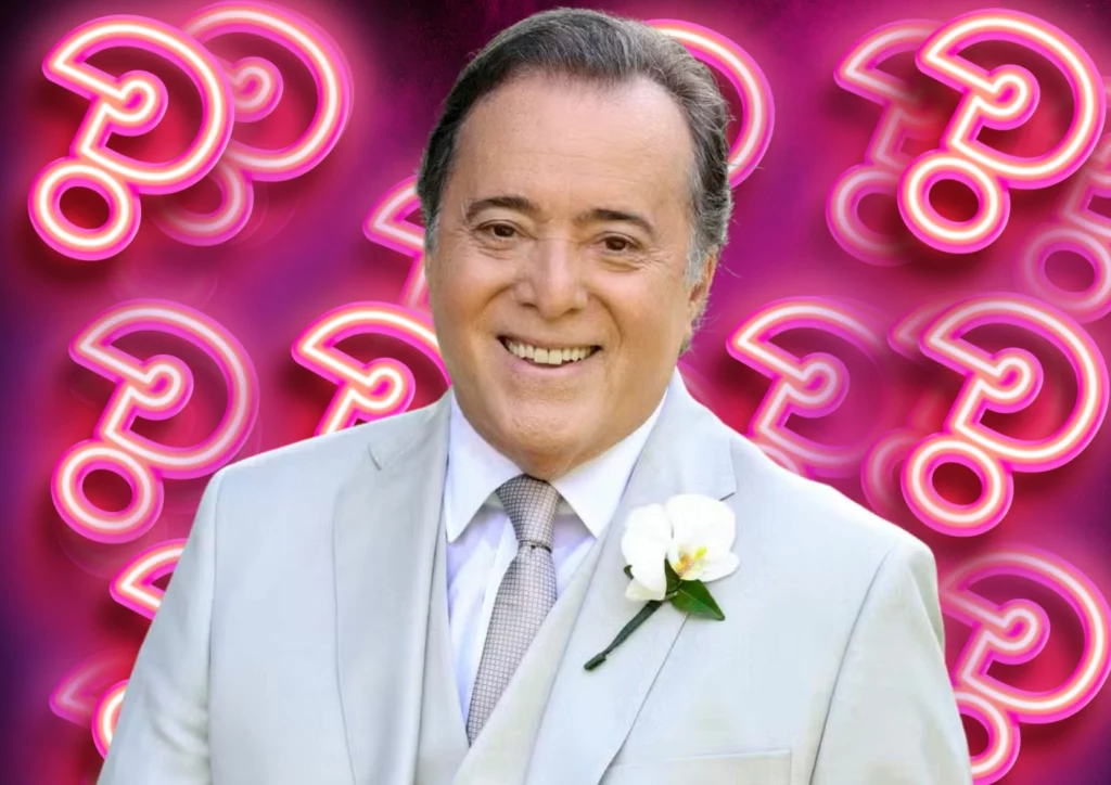 Tony Ramos nos bastidores da Globo  - Divulgação 